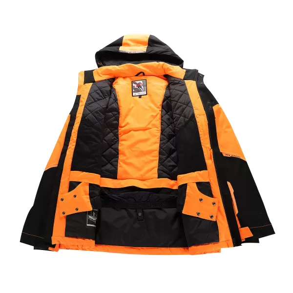  Herren -Skijacke ALPINE PRO DEAR MJCD695 NEON 