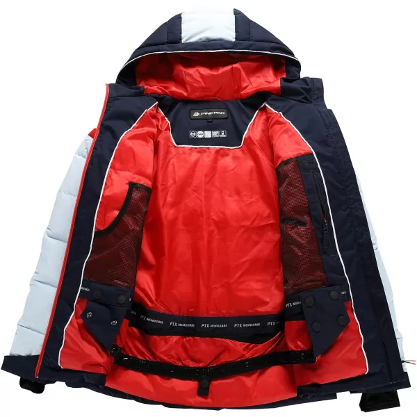  Feder Skijacke für Frauen ALPINE PRO FERERA LJCD656 BLAU 