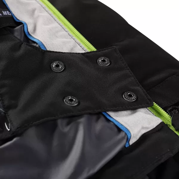  Herrenfeder Skijacke ALPINE PRO FEEDR MJCB638 SCHWARZ 