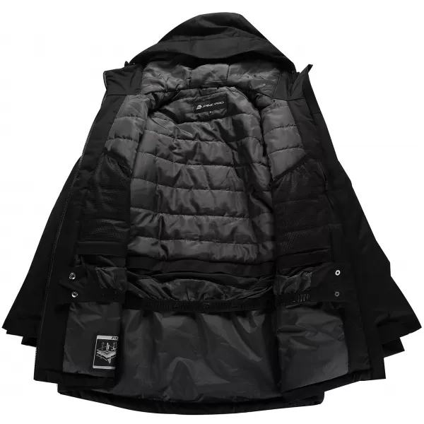  Ladies 'Skijacke ALPINE PRO GARGA LJCD657 SCHWARZ 