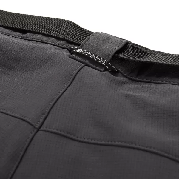  Herren -Softshellhosen ALPINE PRO CORB MPAD672 DUNKELGRAU 