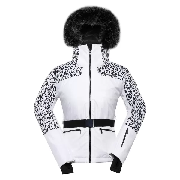  Ladies 'Skijacke ALPINE PRO OLADA LJCB603 WEIß 