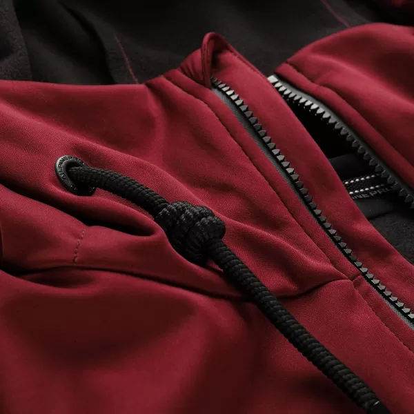  Herren Ski -Softshelljacke ALPINE PRO JARG MJCD699 ROSA HOLZ 