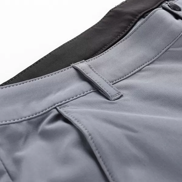  Herren -Softshell -Shorts ALPINE PRO BAK MPAC711 GRAU 