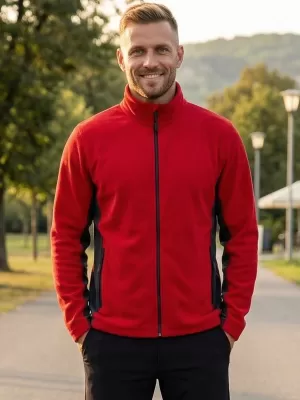 Herren Fleece Sweatshirt ALTISPORT NoPrint NP/ALM725 ROT