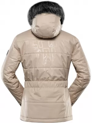 Ladies 'Skijacke ALPINE PRO DAMA LJCD655 WEIßER PFEFFER