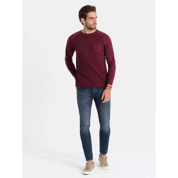  Hemd OMBRE OM-LSCL-0109 KASTANIENBRAUN 