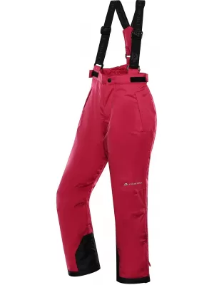 Kinderskihose ALPINE PRO EDESO KPAD361 ROSA