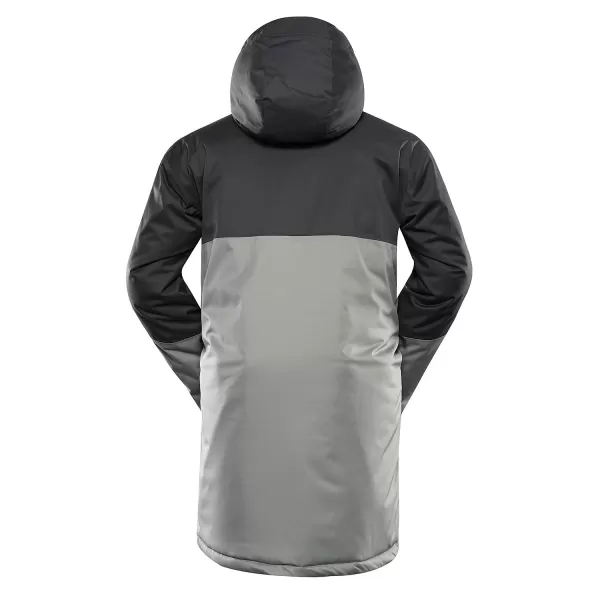  Herren -Skijacke ALPINE PRO GARG MJCD698 DUNKELGRAU 