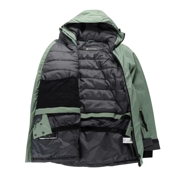  Herren -Skijacke ALPINE PRO OMEQ MJCB644 GRÜN 