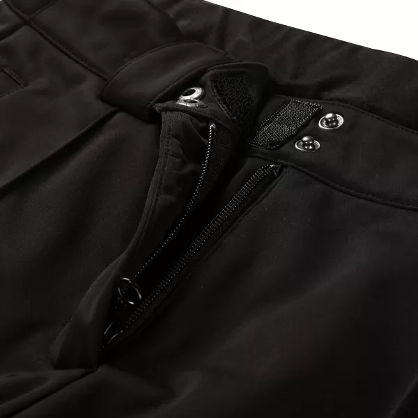  Frauen Ski -Softshellhosen ALPINE PRO UFEDA LPAD674 SCHWARZ 
