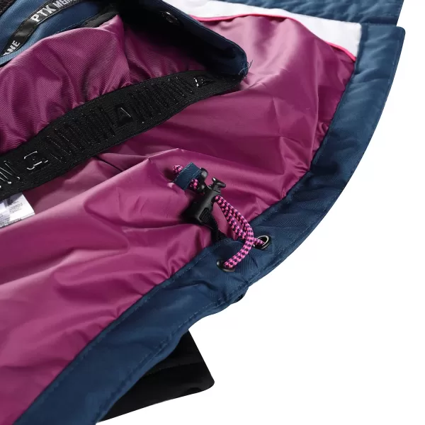  Feder Skijacke für Frauen ALPINE PRO FEEDRA LJCB604 BLAU 