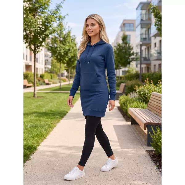  Ladies 'verlängertes Sweatshirt ALTISPORT NoPrint NP/ALW914 MITTERNACHT 