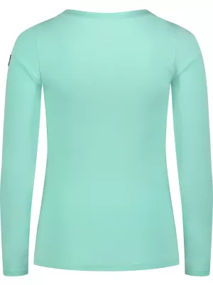 Damen-T-Shirt aus Baumwolle NORDBLANC SWEDEN NBFLT8144 HELLGRÜN