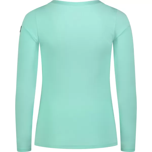  Damen-T-Shirt aus Baumwolle NORDBLANC SWEDEN NBFLT8144 HELLGRÜN 