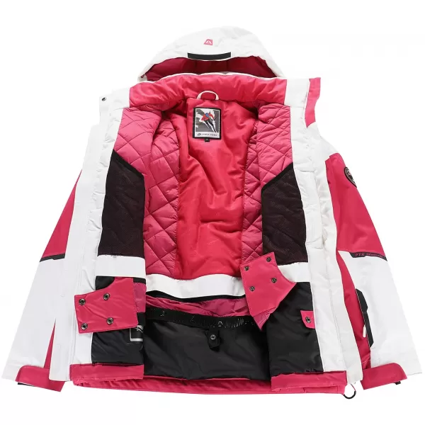  Ladies 'Skijacke ALPINE PRO DEARA LJCD654 WEIß 