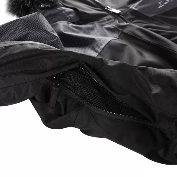  Ladies 'Skijacke ALPINE PRO OLADA LJCB603 SCHWARZ 