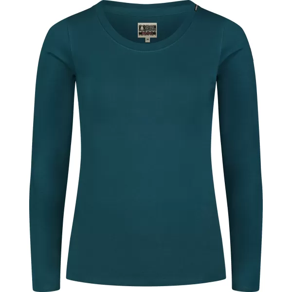  Damen-T-Shirt aus Baumwolle NORDBLANC SWEDEN NBFLT8144 BLAUGRÜN 
