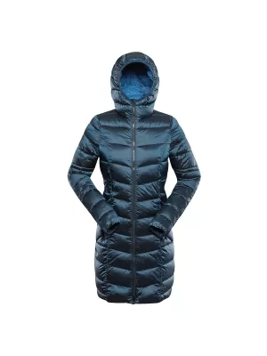 Langer Damen Ultraleicher Mantel ALPINE PRO OREFA LCTD209 BLUE MYKONOS