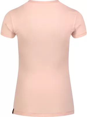 Damen-T-Shirt aus Baumwolle NORDBLANC AGNES NBFLT8147 HELLROSA