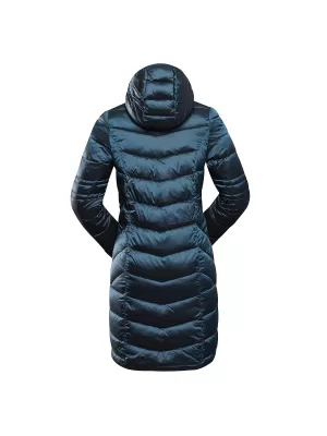Langer Damen Ultraleicher Mantel ALPINE PRO OREFA LCTD209 BLUE MYKONOS