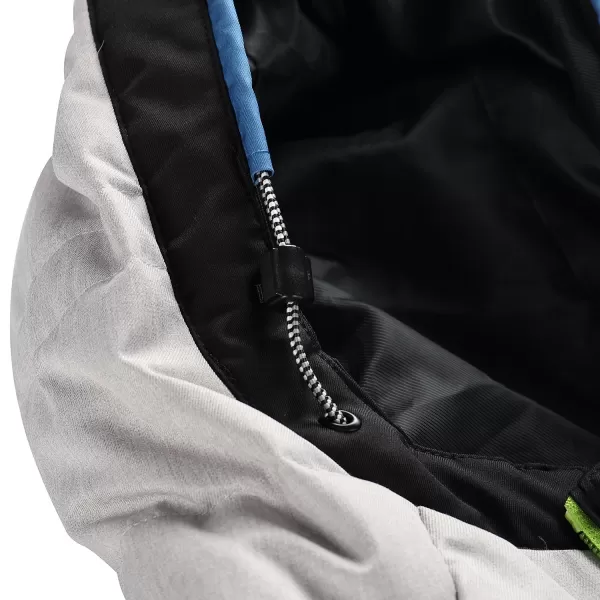  Herrenfeder Skijacke ALPINE PRO FEEDR MJCB638 SCHWARZ 