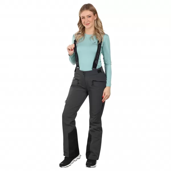  Damenhosen ALPINE PRO WERADA LPAD721 DUNKELGRAU 