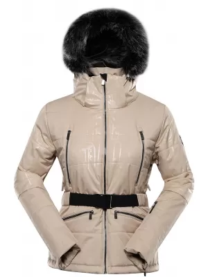 Ladies 'Skijacke ALPINE PRO DAMA LJCD655 WEIßER PFEFFER