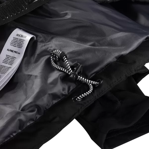  Herrenfeder Skijacke ALPINE PRO FEEDR MJCB638 SCHWARZ 