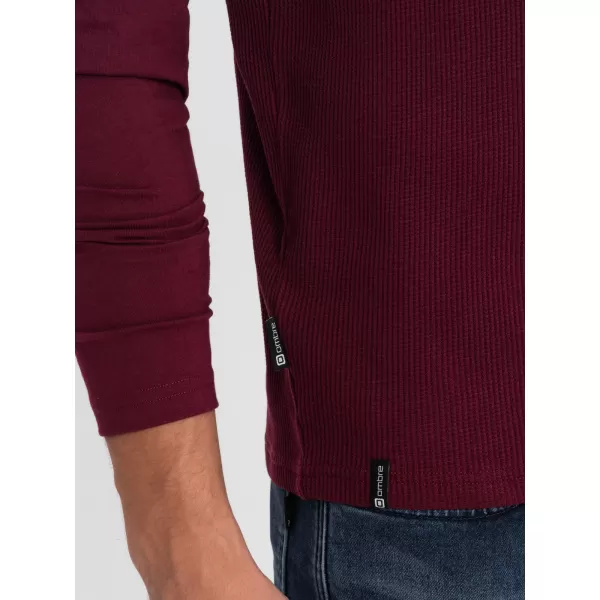  Hemd OMBRE OM-LSCL-0109 KASTANIENBRAUN 