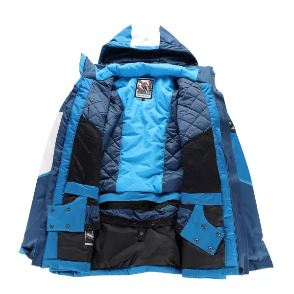  Herren -Skijacke ALPINE PRO DEAR MJCD695 BLUE MYKONOS 