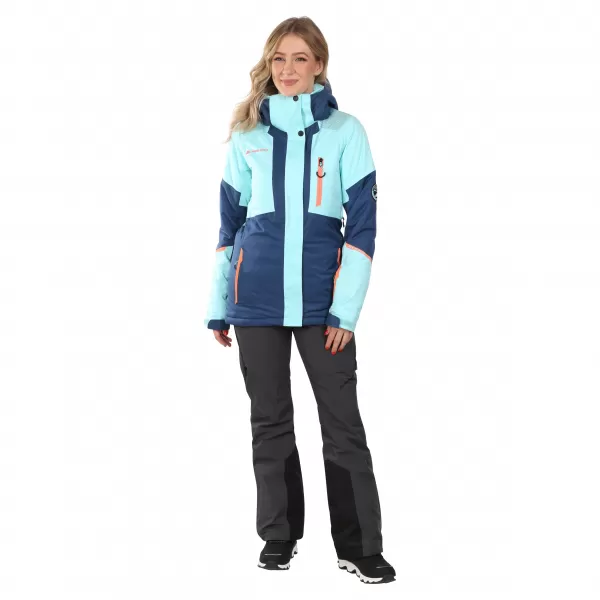  Ladies 'Skijacke ALPINE PRO DEARA LJCD654 BLAU 