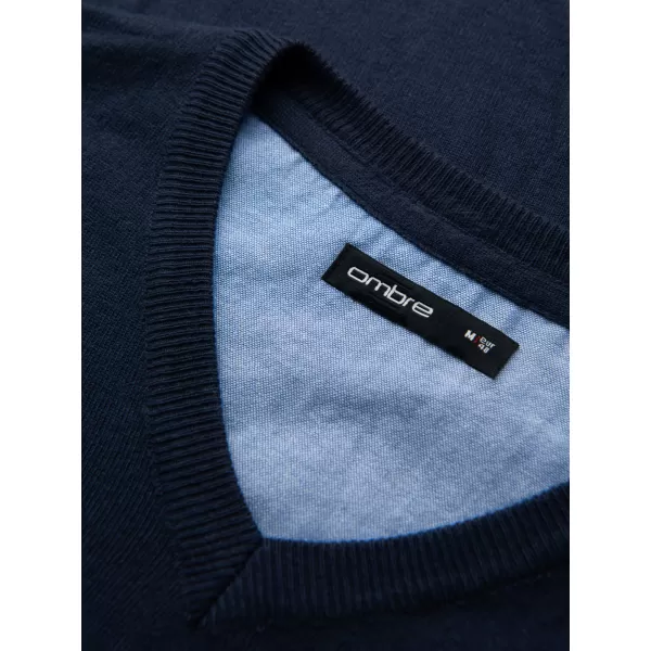  Herrenpullover OMBRE OM-SWBS-0107 MARINEBLAU 