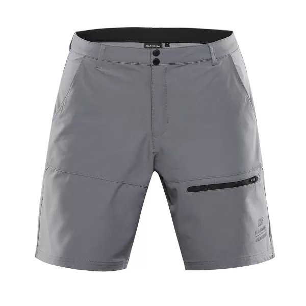  Herren -Softshell -Shorts ALPINE PRO BAK MPAC711 GRAU 