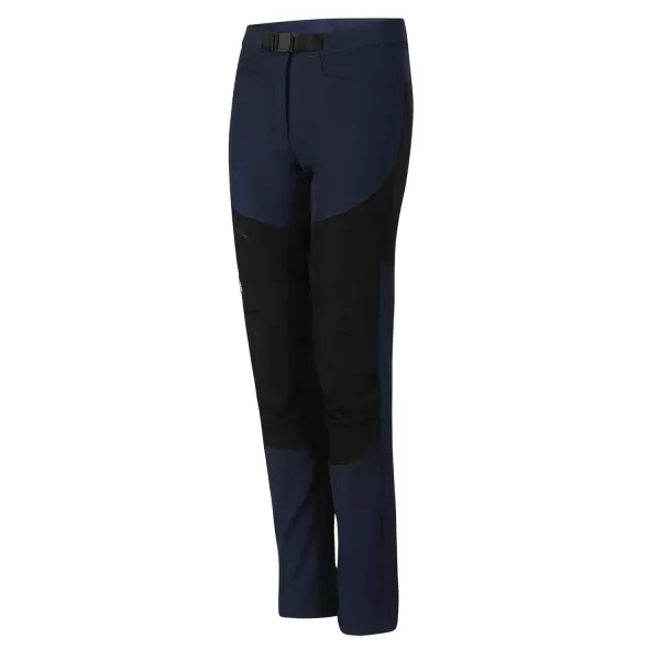  Frauen -Softshell -Hosen ALPINE PRO AKANA LPAD698 BLUE INDIGO 