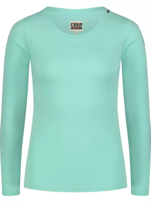 Damen-T-Shirt aus Baumwolle NORDBLANC SWEDEN NBFLT8144 HELLGRÜN