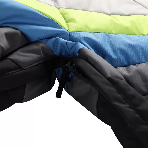  Herrenfeder Skijacke ALPINE PRO FEEDR MJCB638 SCHWARZ 