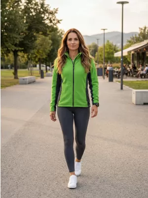 Frauen Fleece Sweatshirt ALTISPORT NoPrint NP/ALW825 APFELGRÜN