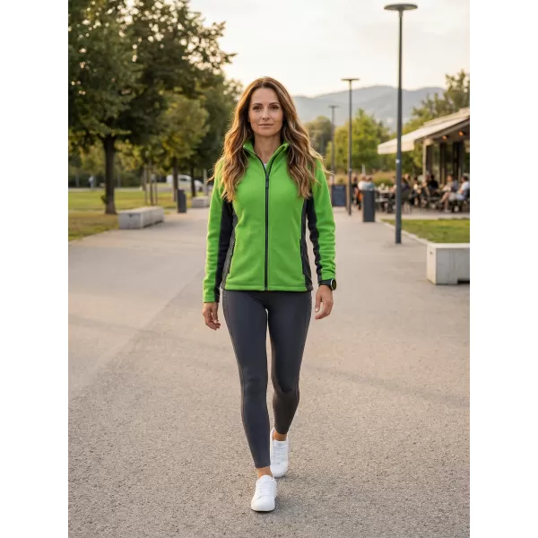  Frauen Fleece Sweatshirt ALTISPORT NoPrint NP/ALW825 APFELGRÜN 