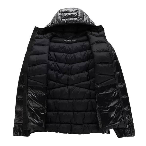  Hi-Thherm-Jacke von Herren ALPINE PRO ROG MJCB627 SCHWARZ 