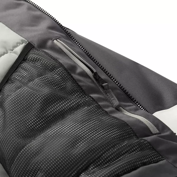  Herren -Skijacke ALPINE PRO GARG MJCD698 DUNKELGRAU 