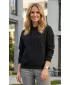 Damen Sweatshirt ALTISPORT NoPrint NP/ALW124 SCHWARZ