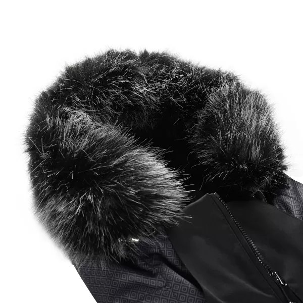  Ladies 'Skijacke ALPINE PRO OLADA LJCB603 SCHWARZ 