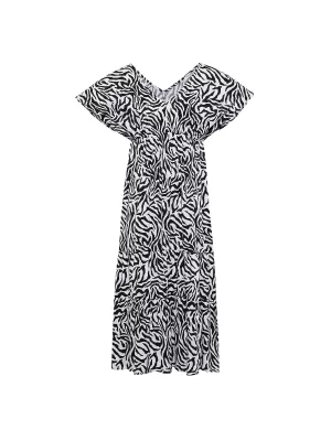 Kleid ALPINE PRO GRAANA LSKC480 WEIß