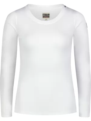 Damen-T-Shirt aus Baumwolle NORDBLANC SWEDEN NBFLT8144 WEIß