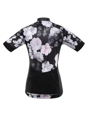 Damenradtrikot ALPINE PRO SAGENA LTSC971 SCHWARZ