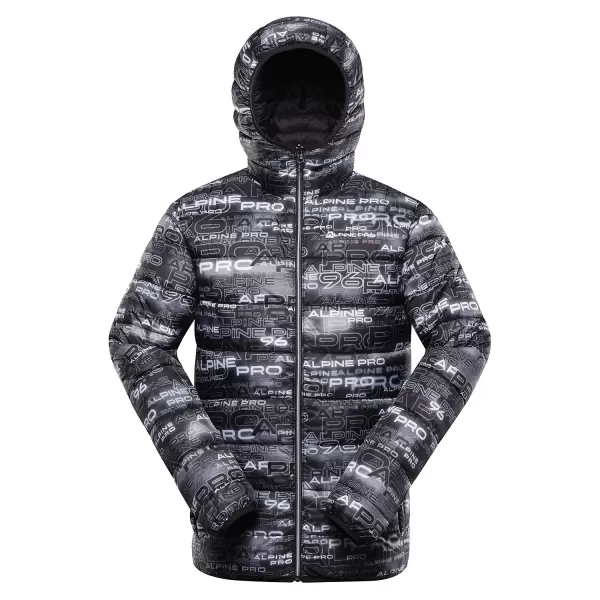  Doppelseitige Hi-Thherm-Jacke von Männern ALPINE PRO EROM MJCD628 SCHWARZ 