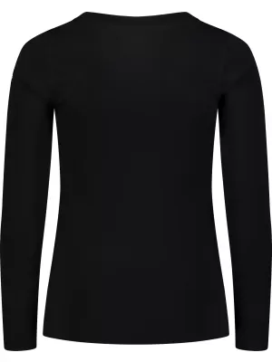 Damen-T-Shirt aus Baumwolle NORDBLANC SWEDEN NBFLT8144 SCHWARZ