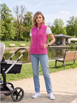 Unisex Vest Fleece ALTISPORT NoPrint NP/ALU815 FUCHSIA ROT