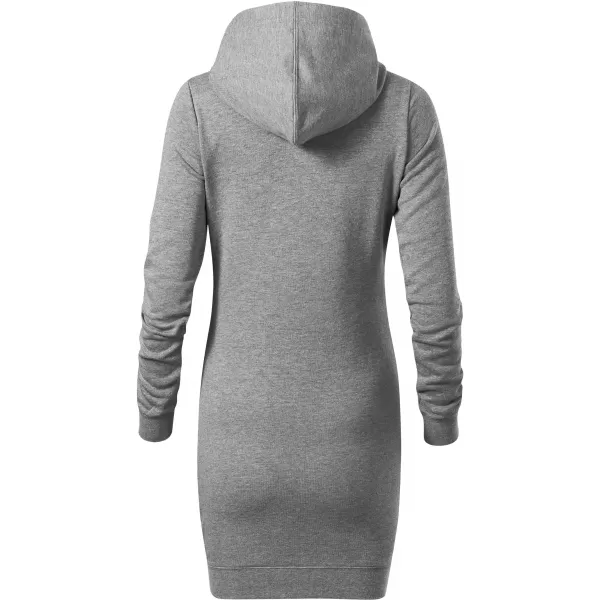  Ladies 'verlängertes Sweatshirt ALTISPORT NoPrint NP/ALW914 DUNKELGRAU 
